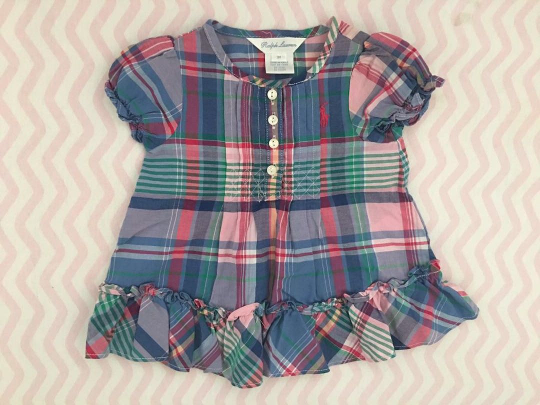 ralph lauren plaid dress