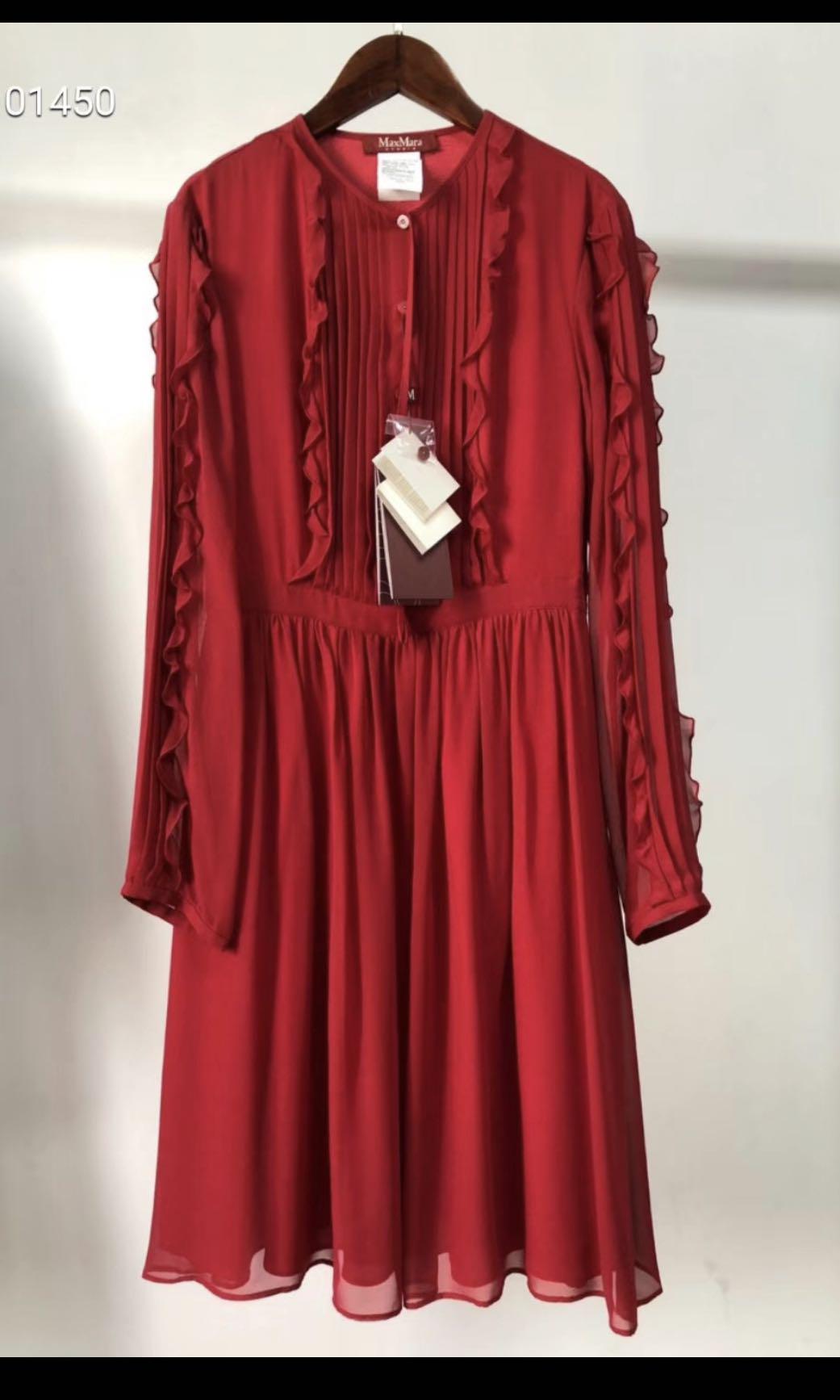 BNWT Authentic Max Mara Silk Dress 4 colours Women s Fashion