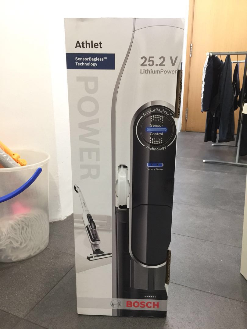 Bosch Cordless Vaccum Cleaner BCH6ATH25 White (25.2V), TV & Home