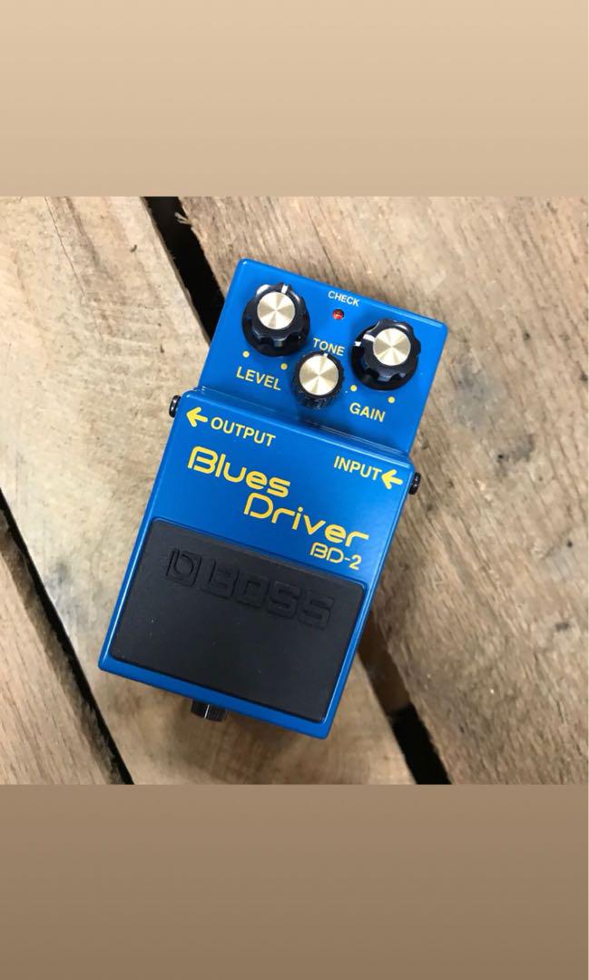 boss blues driver on bass