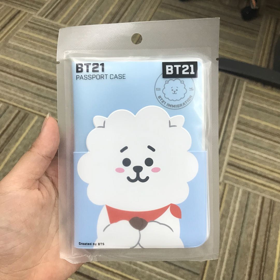 BT21 RJ Passport Case, Hobbies & Toys, Memorabilia & Collectibles, Fan