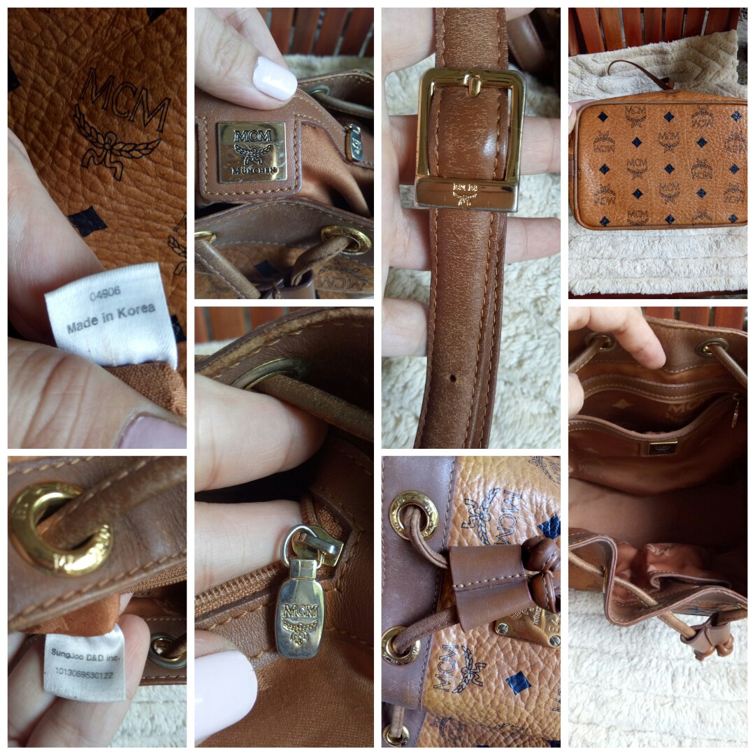 mcm belt made in korea