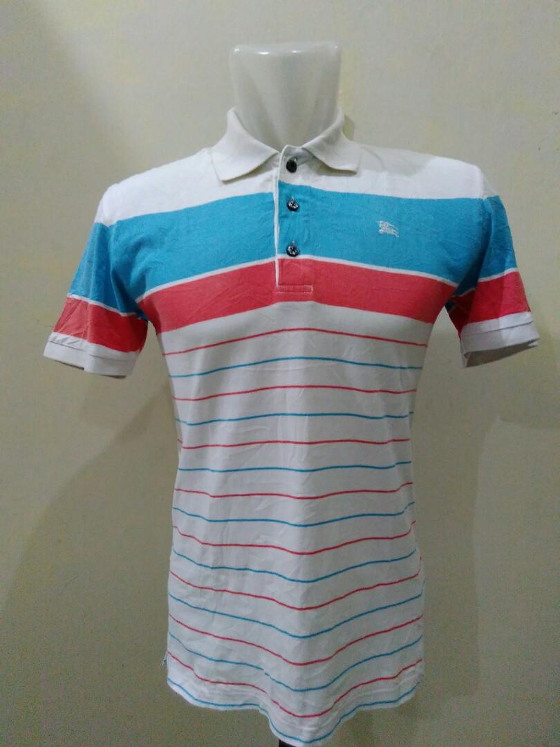 Burberry Black Label Polo Shirt, Fesyen 