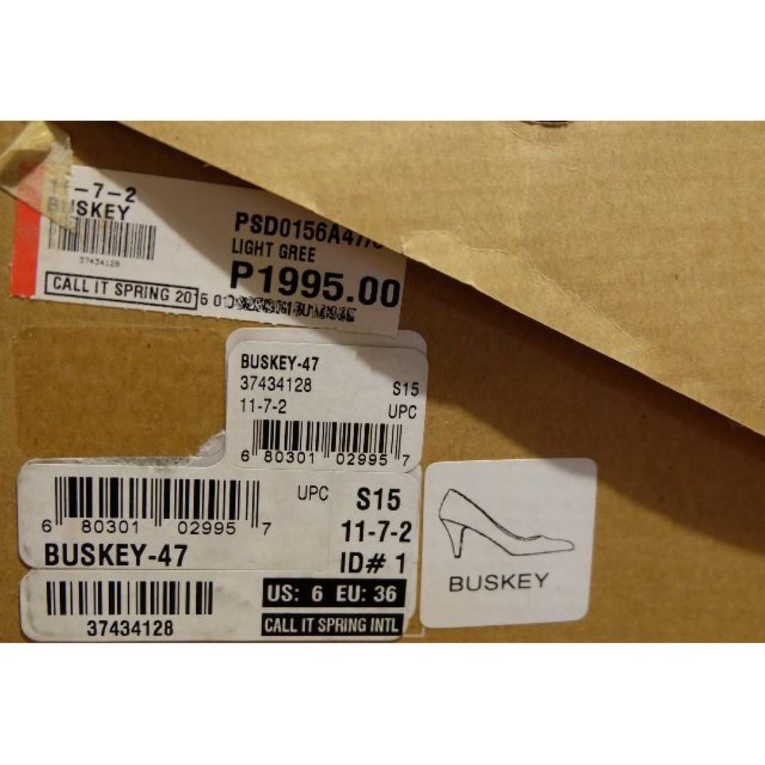 Call It Spring mint green pumps (Category: Slippers and slides) located in Quezon City. Submitted by jonisells (Listing ID 186279793, Image 3). Description: Slightly used only In very good, almost brand-new condition 👌 RFS: decluttering Size: US 6 / EU 36 Colour: mint green Heel height: roughly 3 inches Original price: P1,995.00.