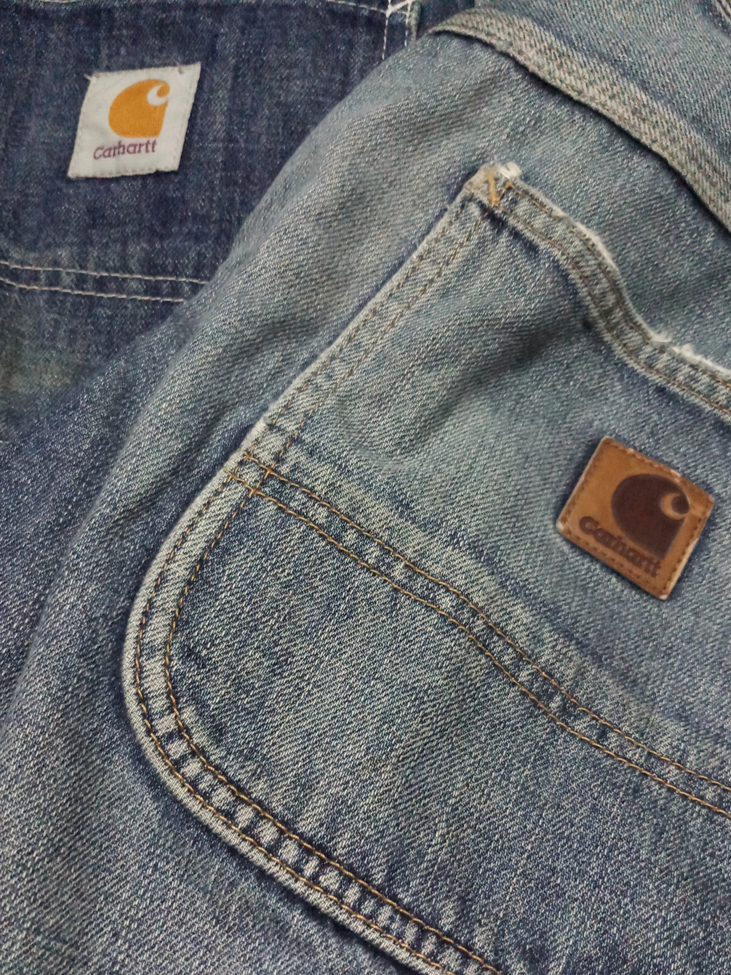 carhartt denim carpenter shorts