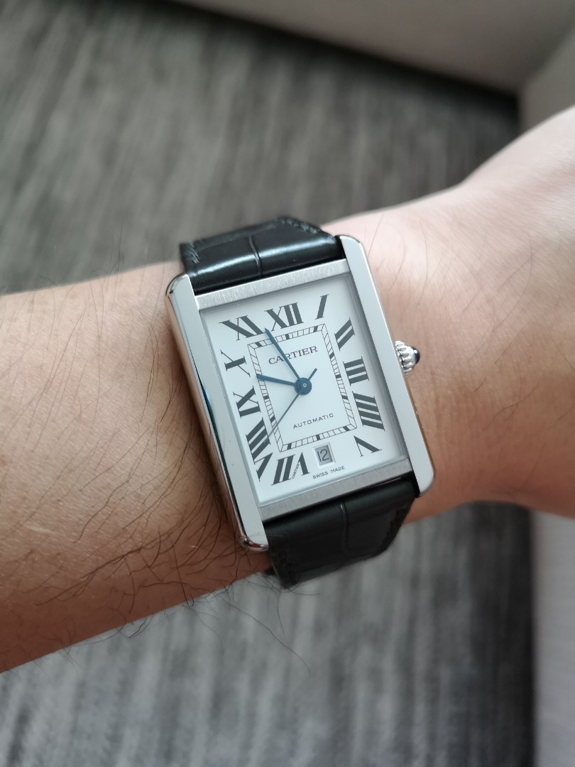 Cartier Tank Solo XL MINT, Luxury, Watches on Carousell