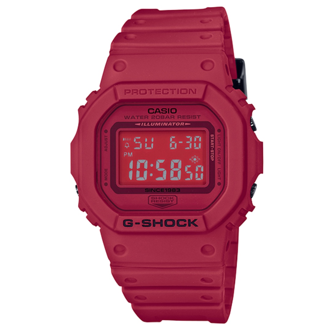 CASIO G-SHOCK DW-5600 series DW-5635C-4 35週年 35th Anniversary 紅色 RED OUT 限量  LIMITED MODELS GSHOCK DW5635C