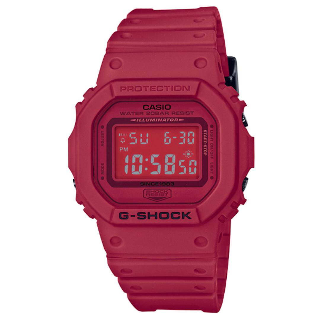 CASIO G-SHOCK DW-5600 永き 波乗人 レッド