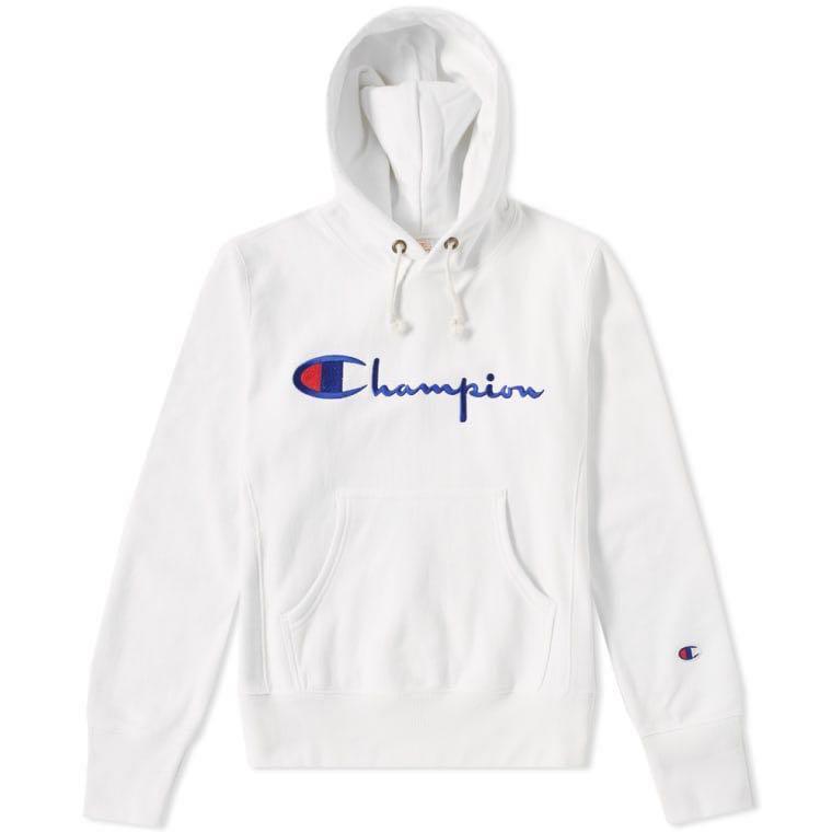 white champion hoodie xs