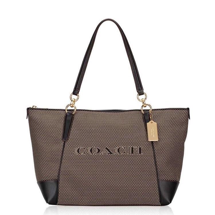 Coach legacy jacquard ava tote on sale