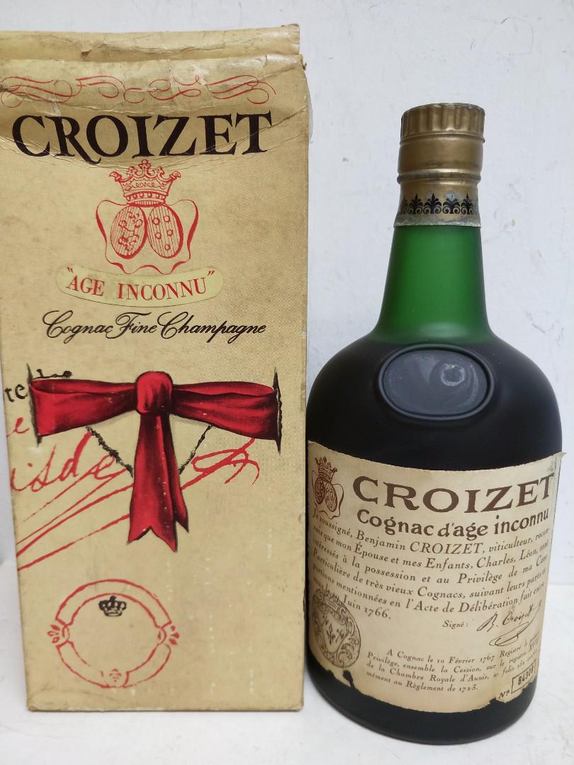 Croizet Cognac Age Inconnu 高斯白紙不知年700ml, 嘢食& 嘢飲, 飲料