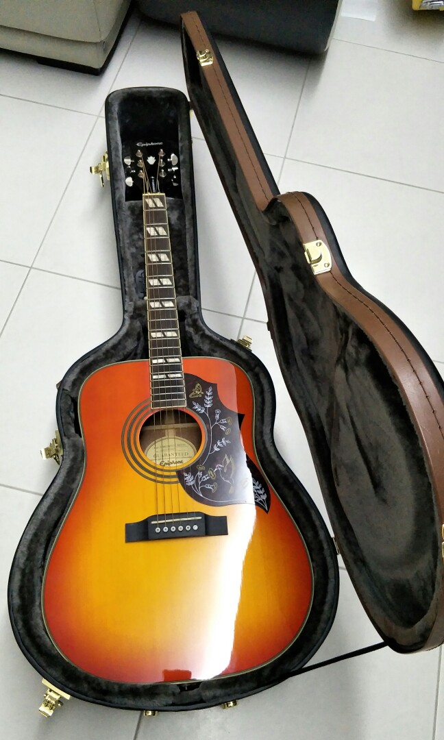 Epiphone hummingbird shop pro case