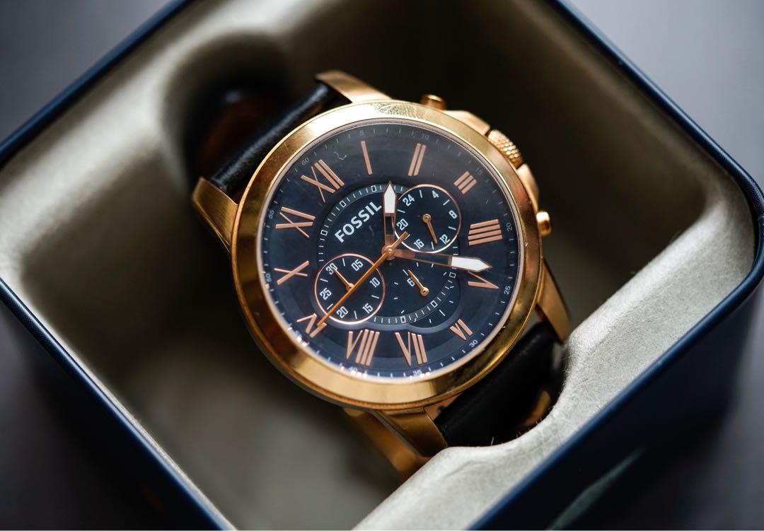 Fossil FS4835 Chrono Quartz (Black, Pre 