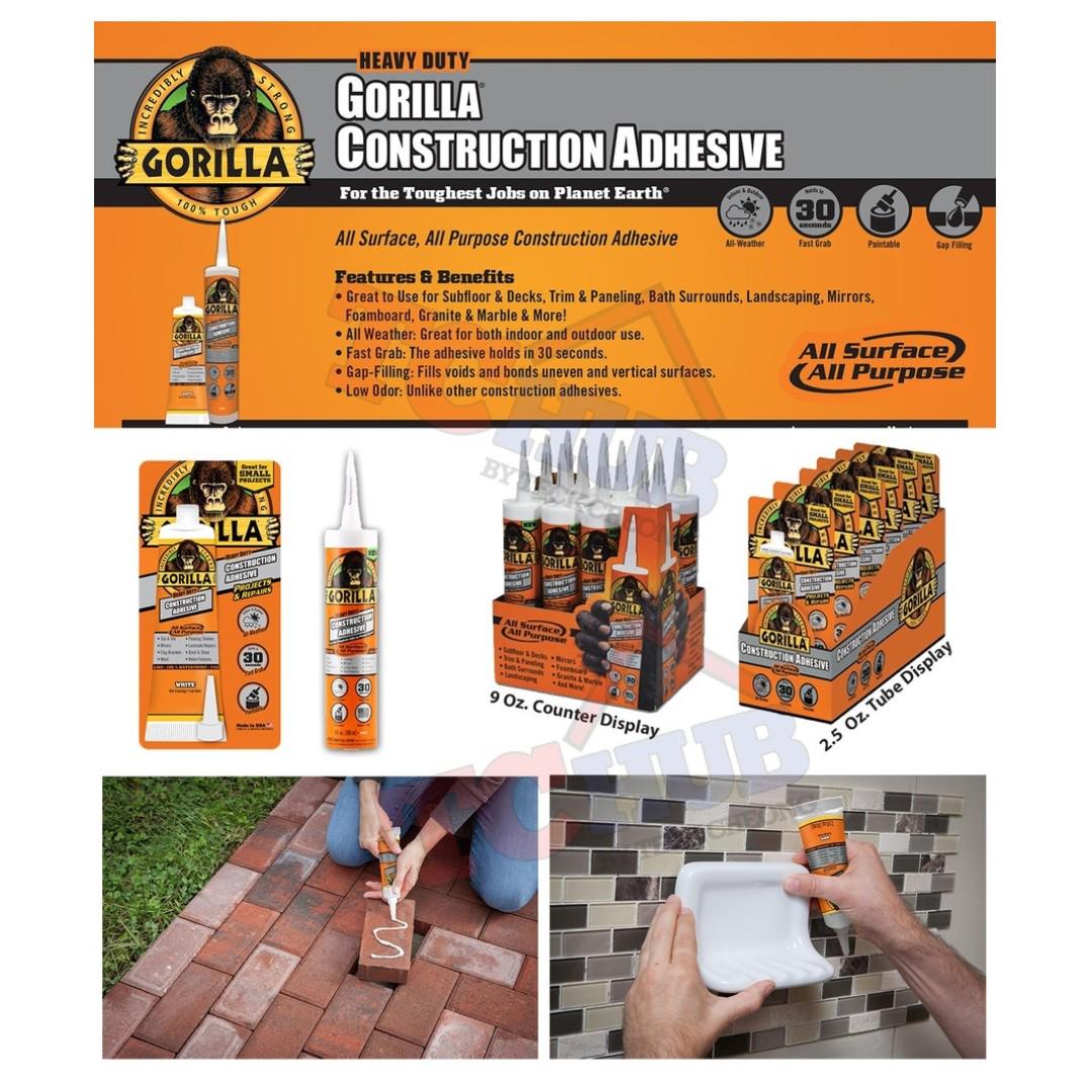 Gorilla Construction Adhesive (2.5 Oz), Books & Stationery, Stationery
