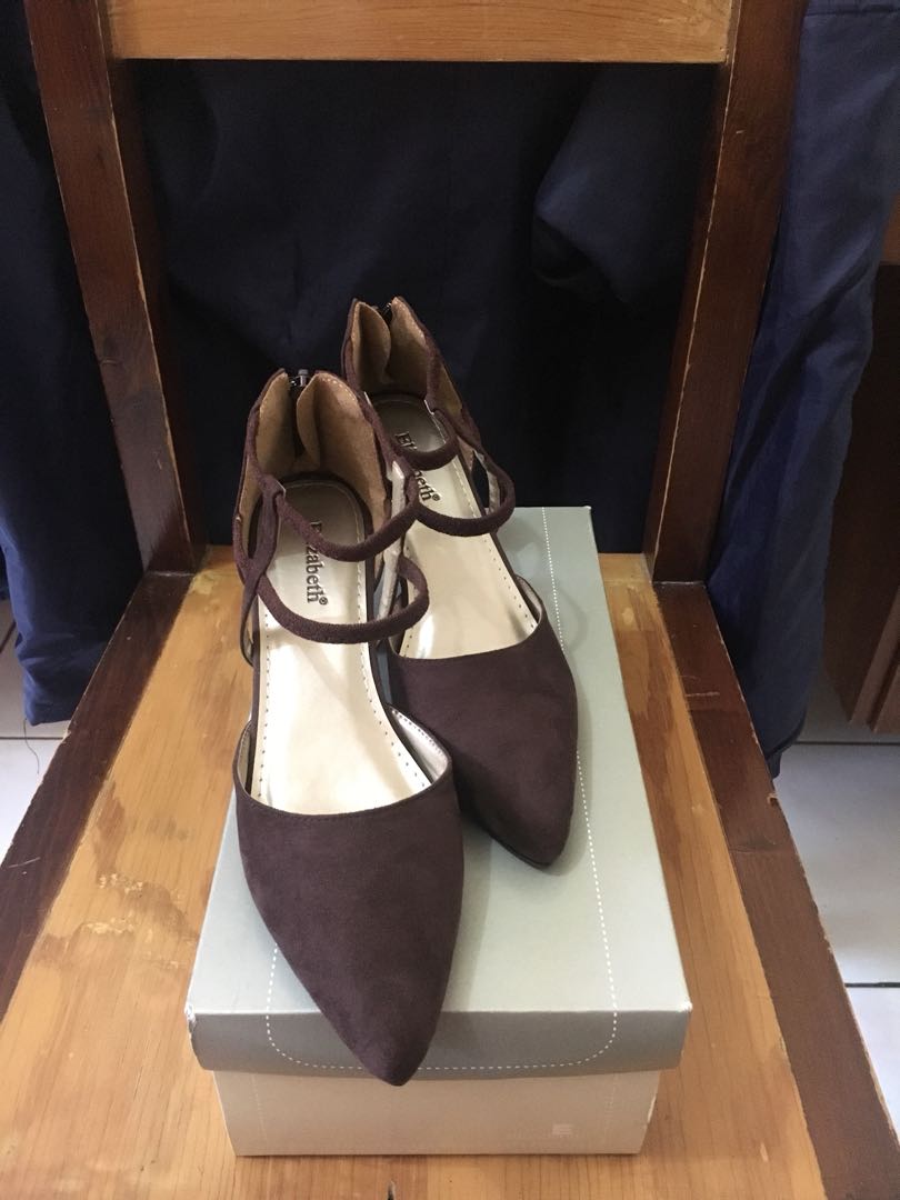 High Heels Elizabeth Fesyen Wanita Sepatu Di Carousell