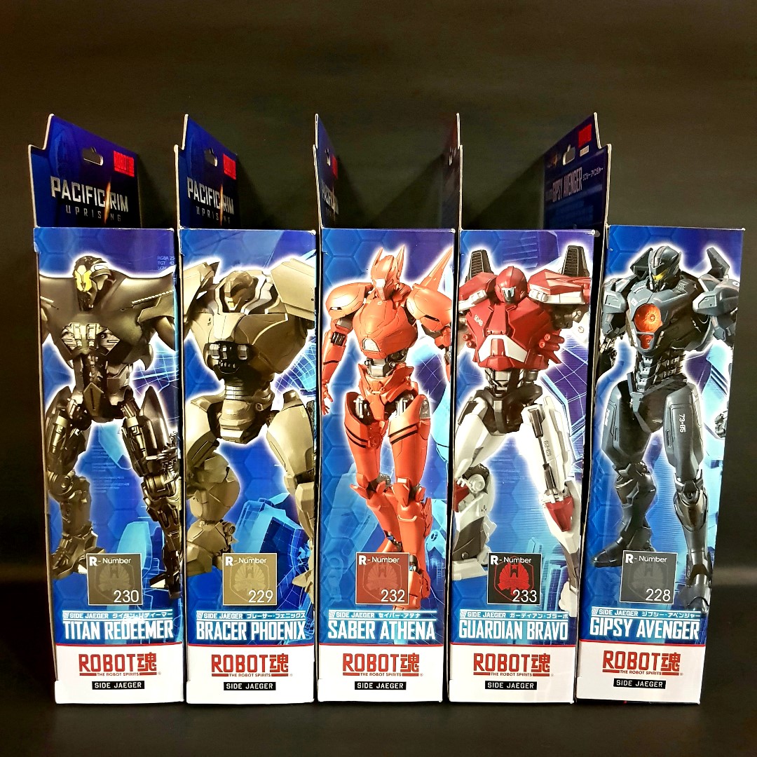 In Stock Robot Tamashii Pacific Rim Uprising Set Of 5 Hobbies And Toys