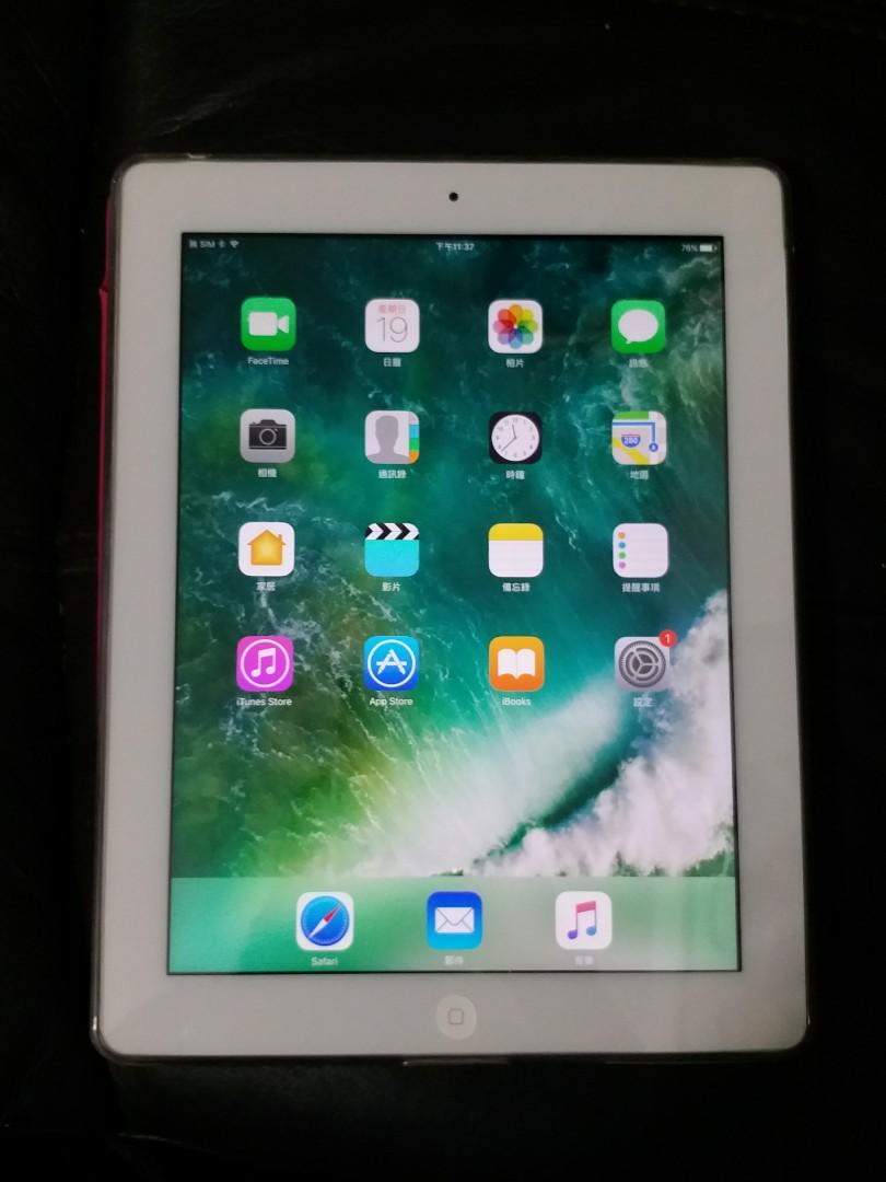 Ipad 4 （分類：平板電腦 - iPad）位於 Hong Kong。 由 ningyeung 提交（商品編號 186258723，圖片 1）。簡介： WiFi / 4G 16g 9.7" 85% New 屏幕無花 有保護貼 功能全正常。