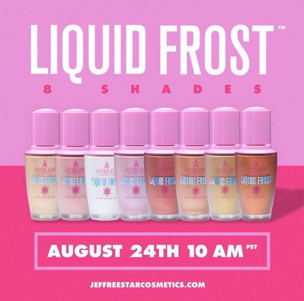Jeffree Star Cosmetics Liquid Frost Highlighter Health Beauty Makeup On Carousell