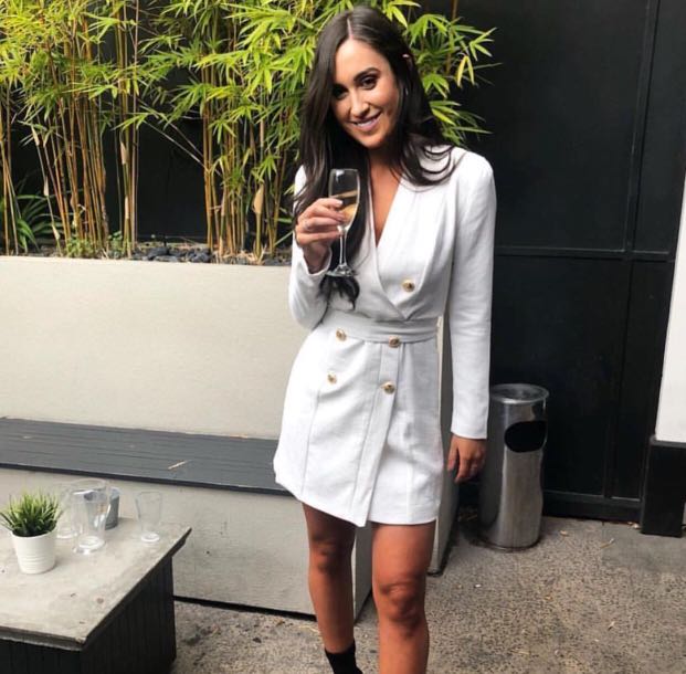 Kookai Blazer Dress White Online, 56 