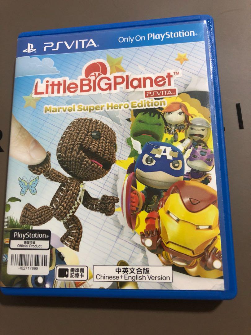 little big planet ps vita marvel super hero edition