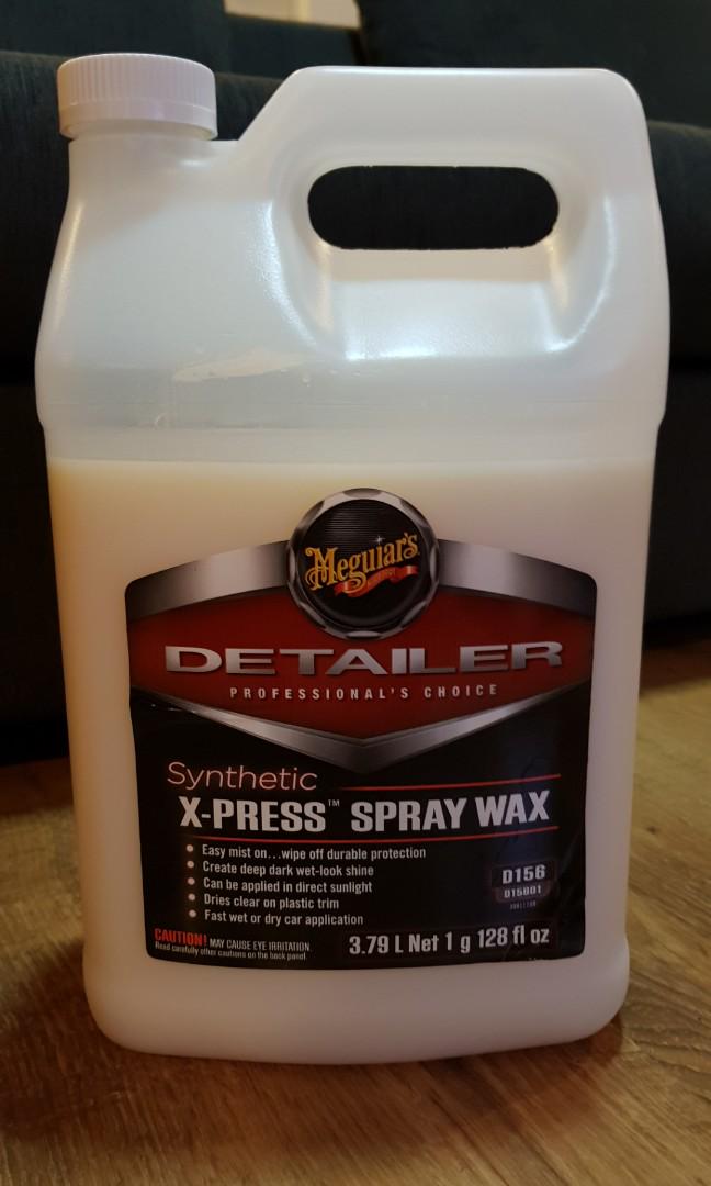 Meguiar's Synthetic X-press Spray Wax, Car Accessories, Accessories on  Carousell