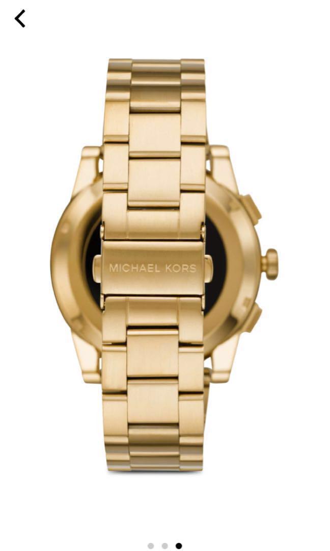 Michael kors grayson smartwatch gold top