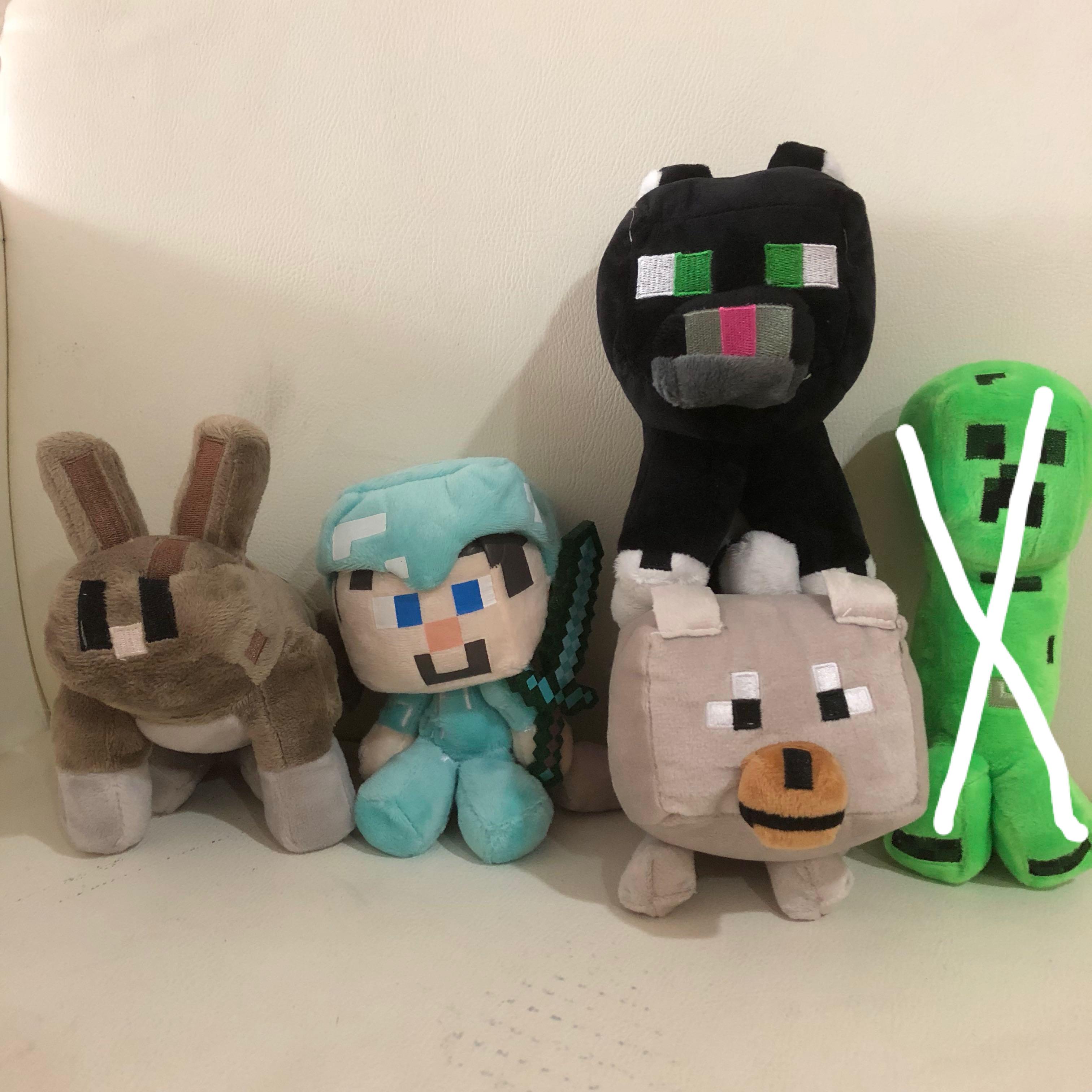 Minecraft rabbit plush sales