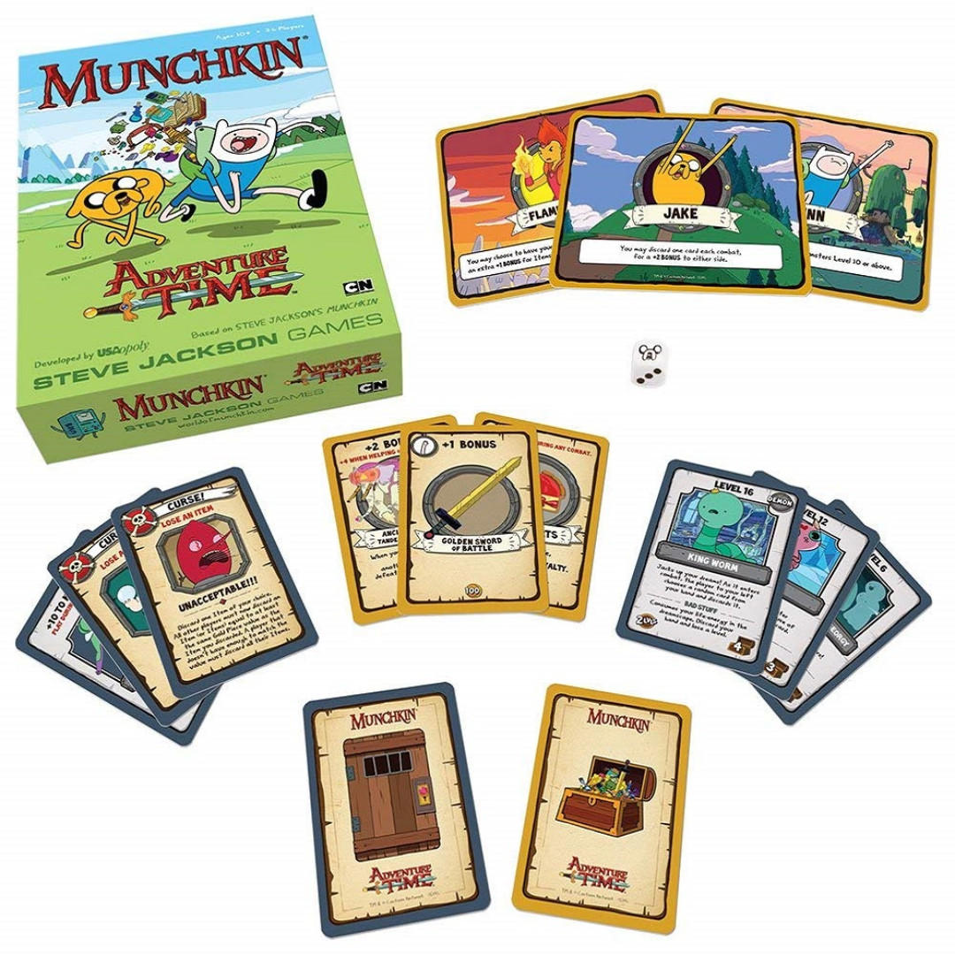Munchkin Adventure Time Card Game, Hobbies & Toys, Toys & Games on