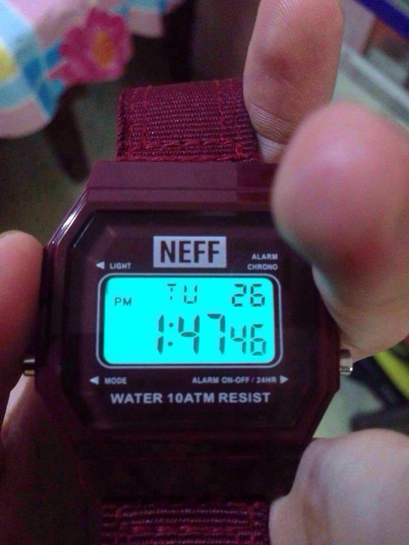 neff flava watch instructions