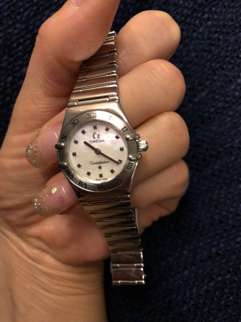 Omega Constellation Mother of Pearl rare discontinued 22mm