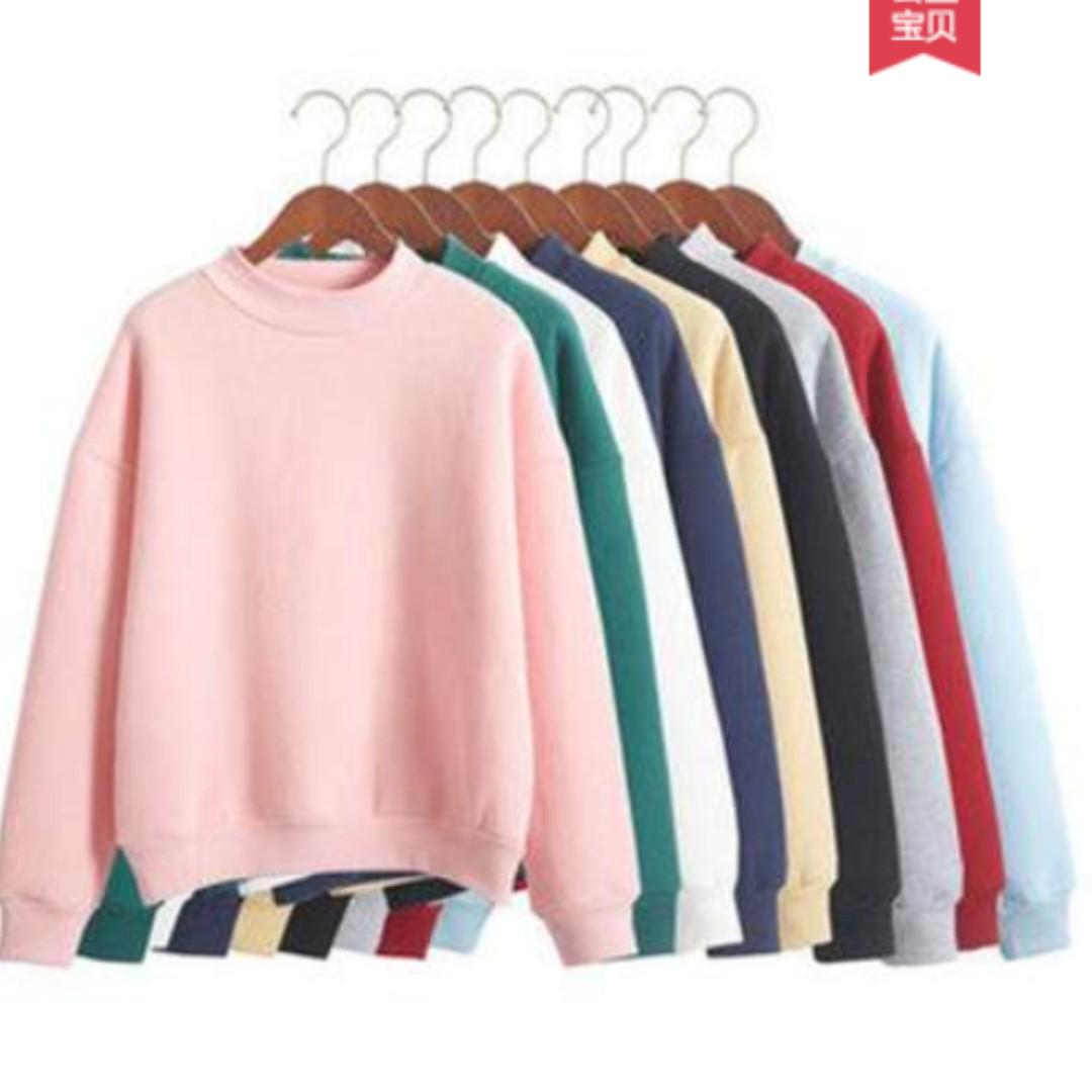 pastel color sweater