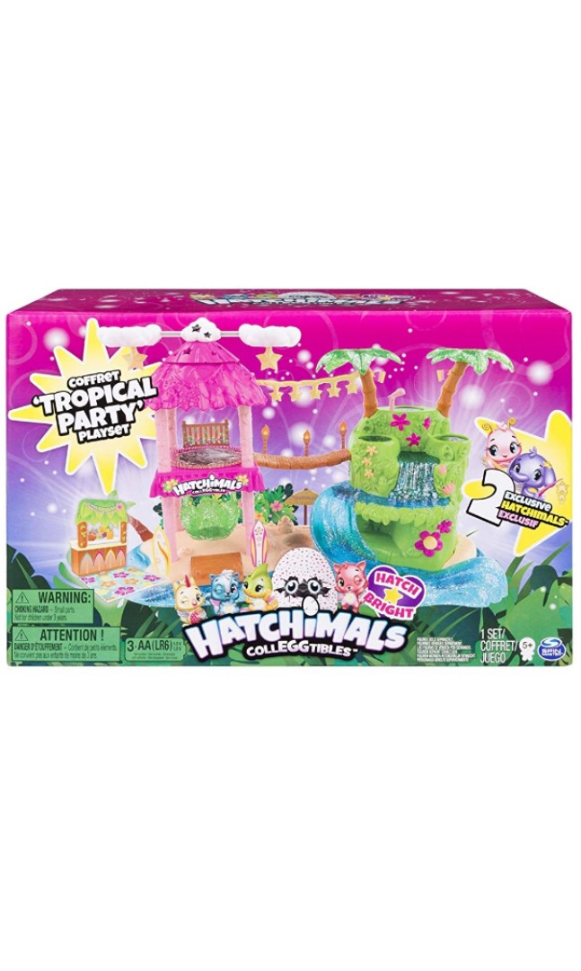 hatchimals colleggtibles tropical party