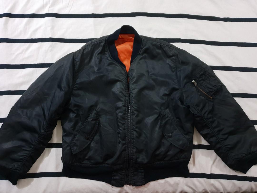 classic black bomber jacket