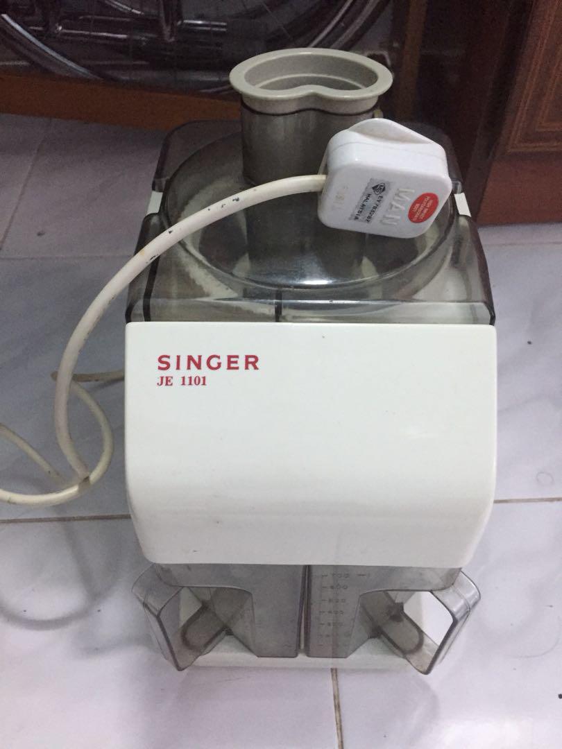 Singer Juicer JE 1101 TV Home Appliances Kitchen Appliances
