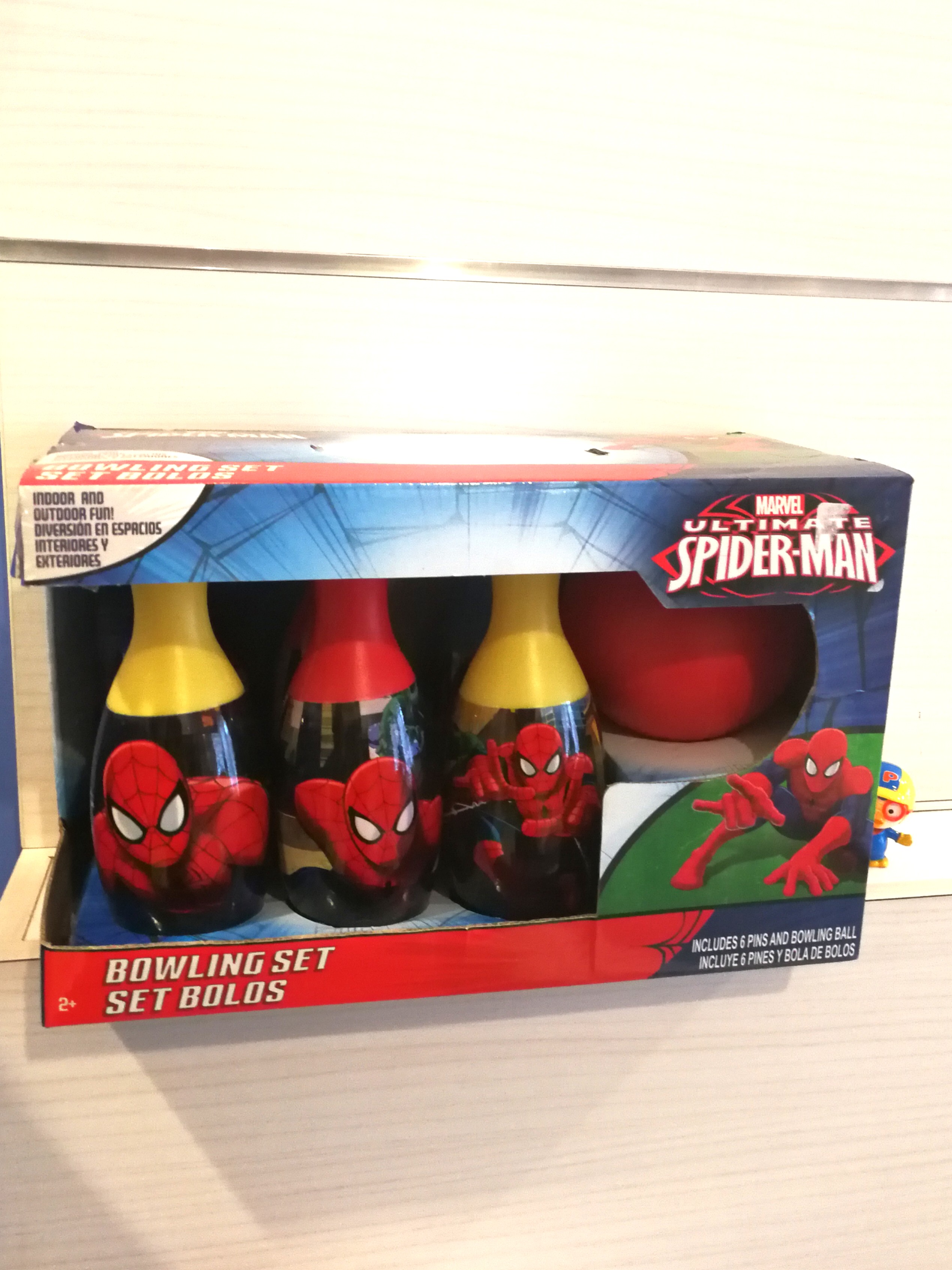 SpiderMan bowling set, Hobbies & Toys, Toys & Games on Carousell