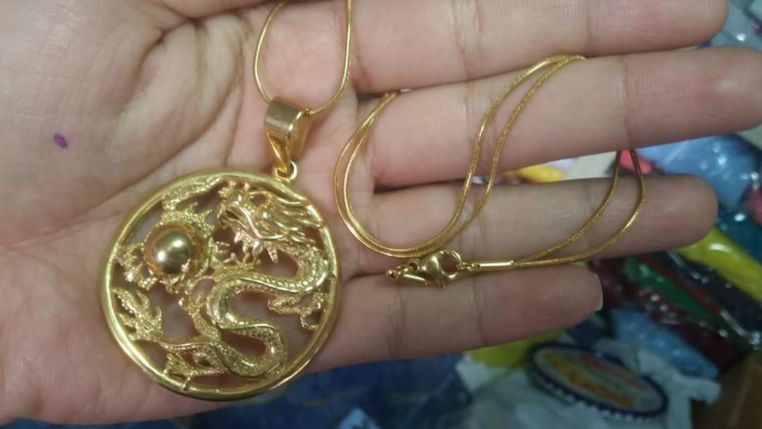 Stainless steel dragon necklace, Women's Fashion, Jewelry & Organizers