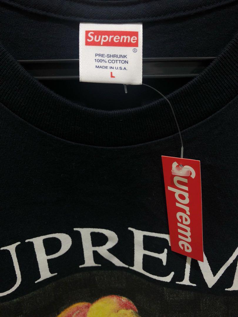 Supreme FW18 Still Life Tee Size L Red Graphic Logo T Shirt 100
