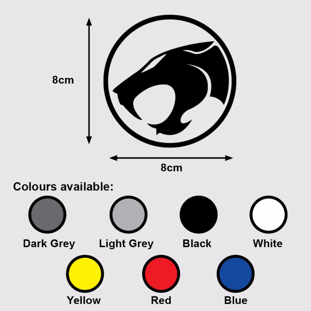 Thundercats Logo Premium Vinyl Sticker Decal Cartoon Lion O Design Craft Art Prints On Carousell