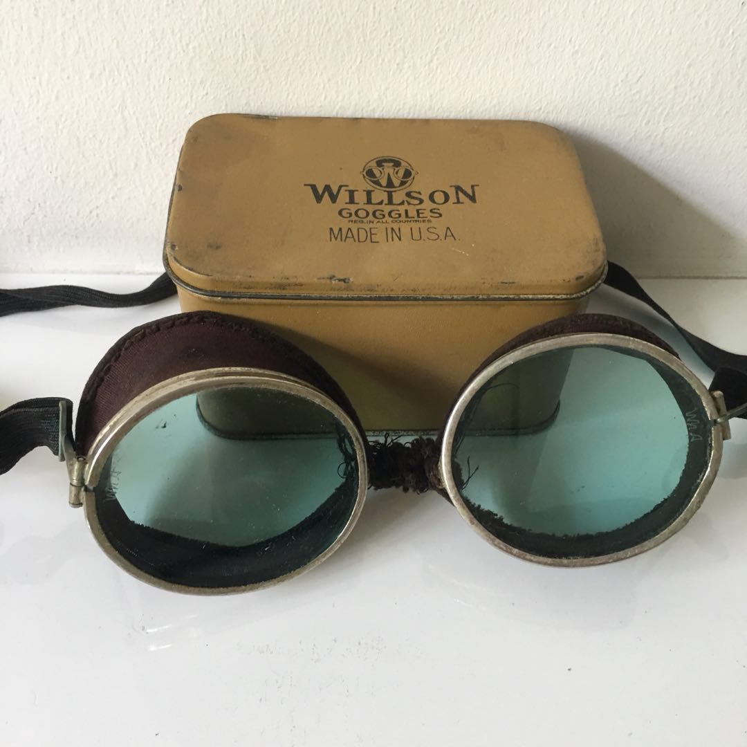 Vintage willson goggles top