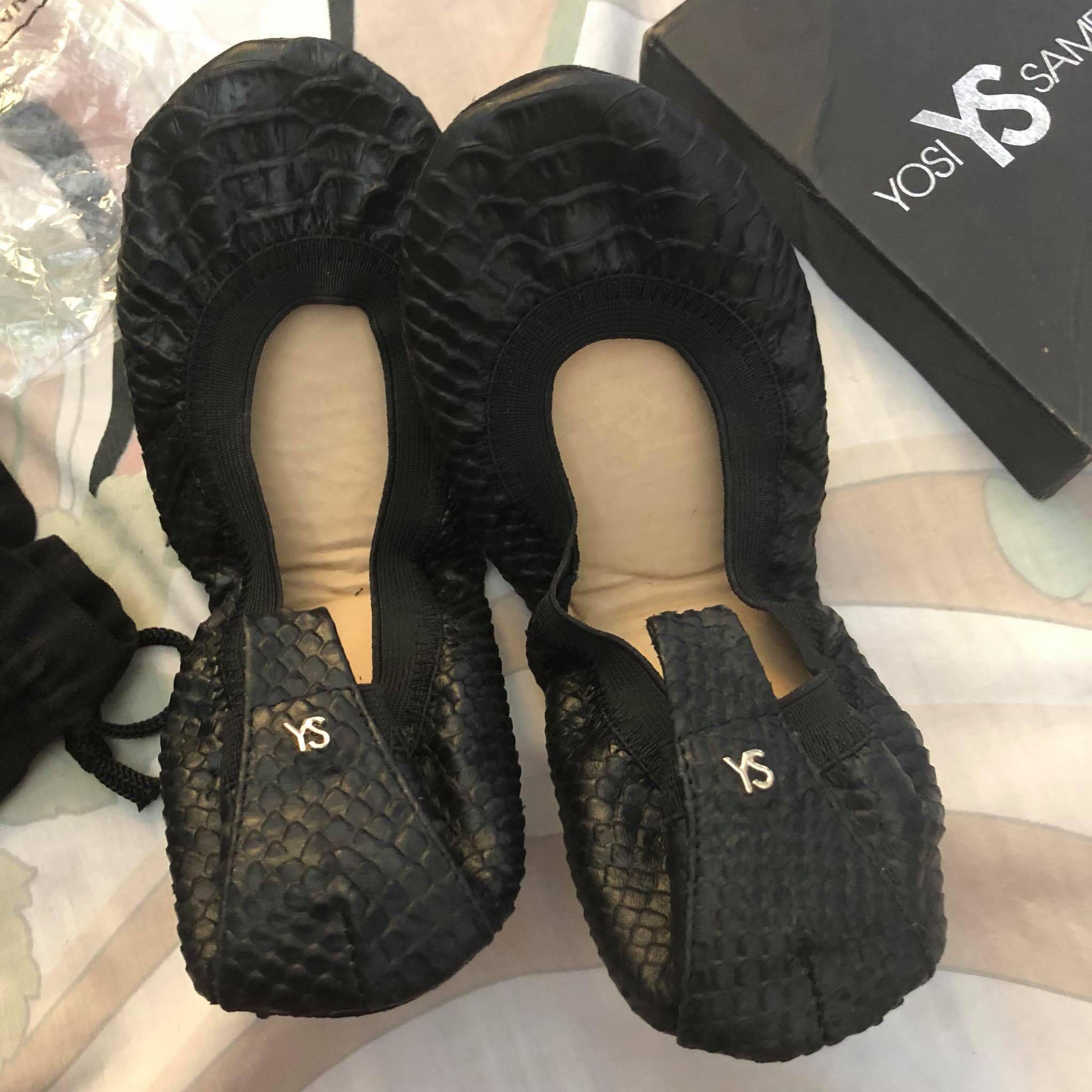 Yosi samra black flats shop