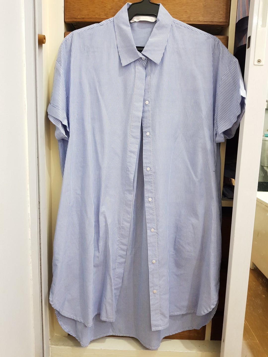 zara shirt dress with pockets