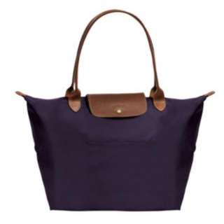 Longchamp Le Pliage Tote Bag Large Bilberry