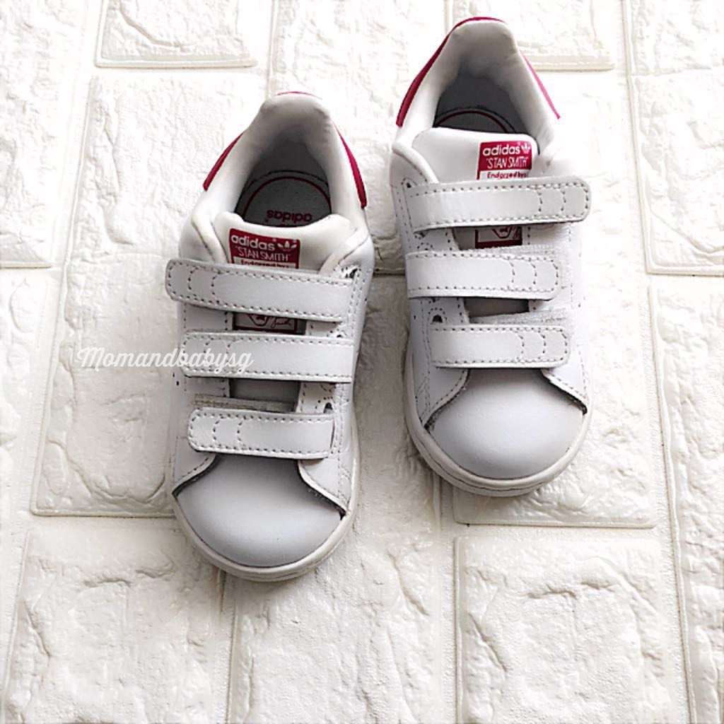 Adidas Stan Smith Velcro whitepink US 6.5 Adidas Stan Smith Velcro whitepink US 6.5