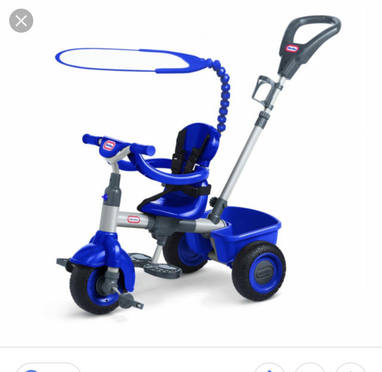 little tikes tricycle blue