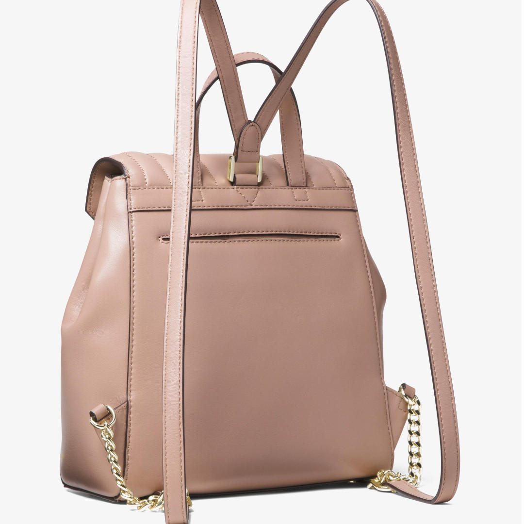 michael kors whitney quilted leather backpack