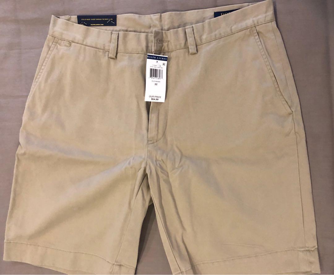 Ralph lauren khaki hotsell shorts