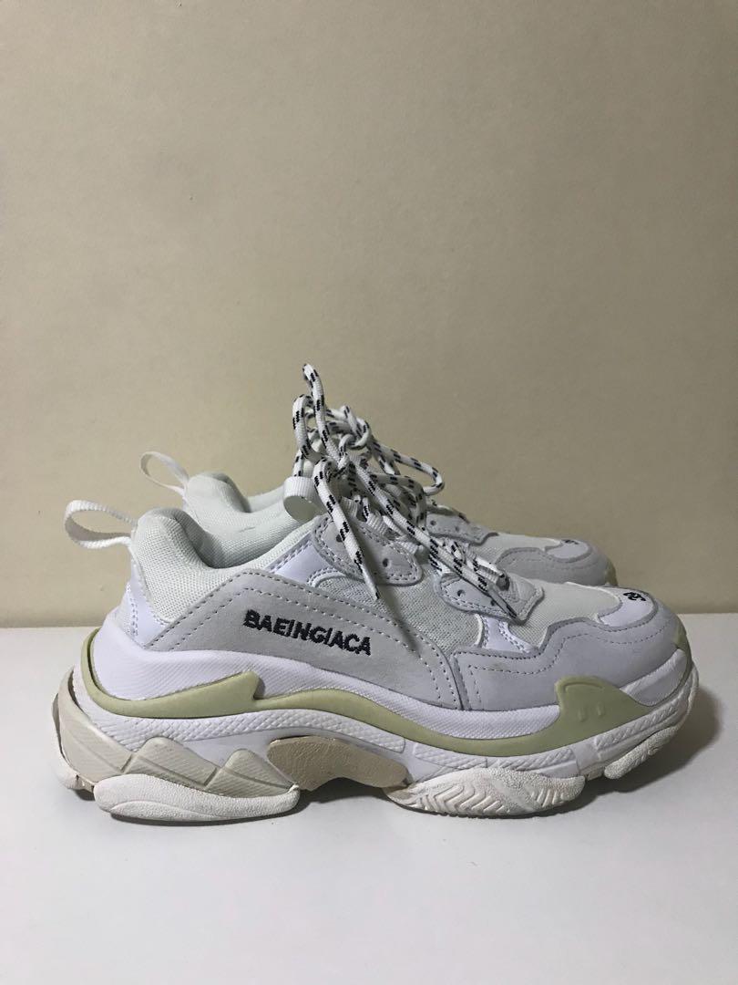 NEWSSE Balenciaga Triple S Knit Low Trainer Red