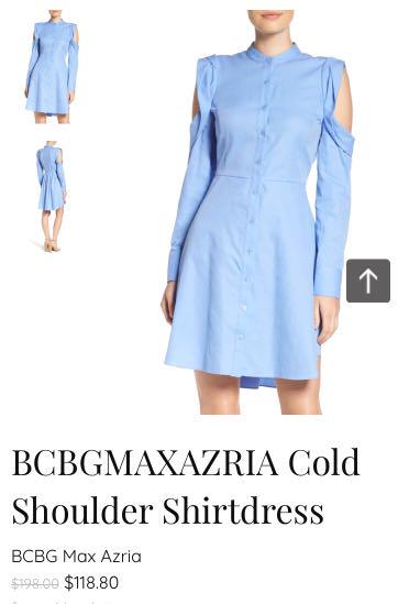 Bcbg shirt dress