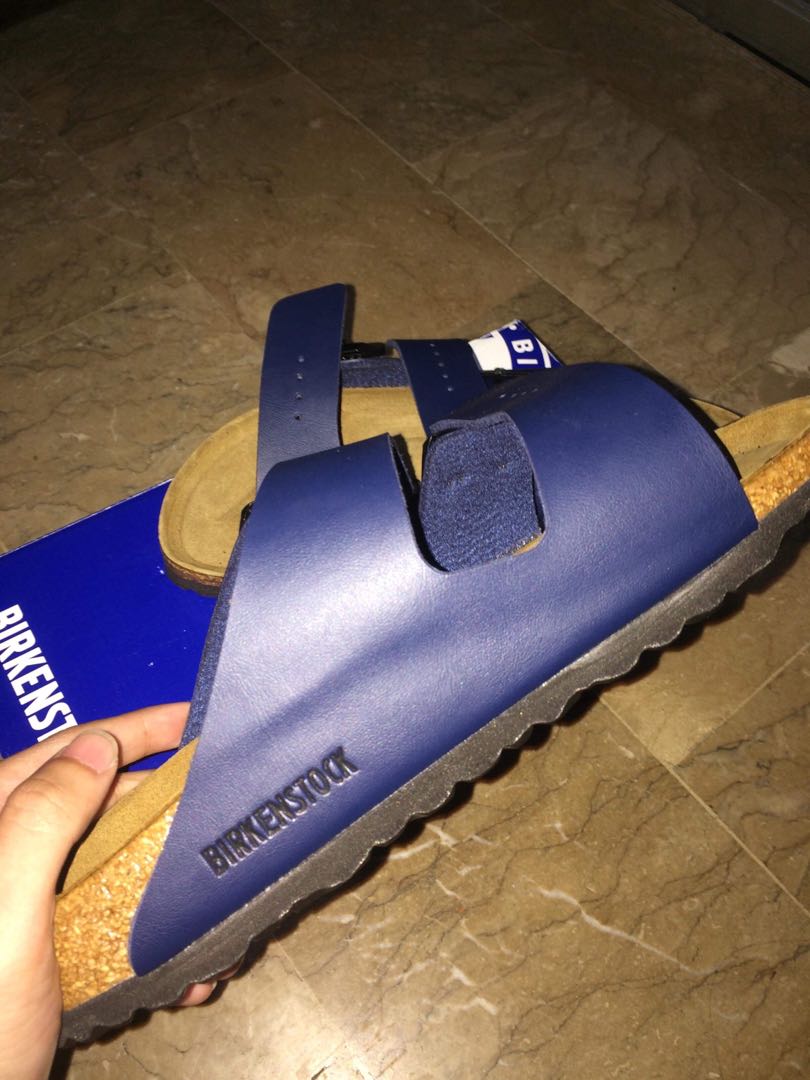 birkenstock arizona navy blue