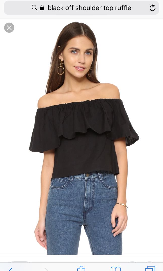 black off the shoulder top near me
